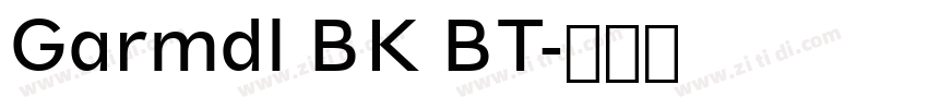 Garmdl BK BT字体转换